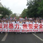 manifestation massive de la communauté chinoise contre le racisme envers les Asiatiques