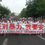 manifestation massive de la communauté chinoise contre le racisme envers les Asiatiques