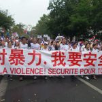 manifestation massive de la communauté chinoise contre le racisme envers les Asiatiques